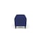 Lesro Siena Lounge Reception 3 Seat Bench, Black, OH Cobalt Upholstery SN3001 - alternate 2